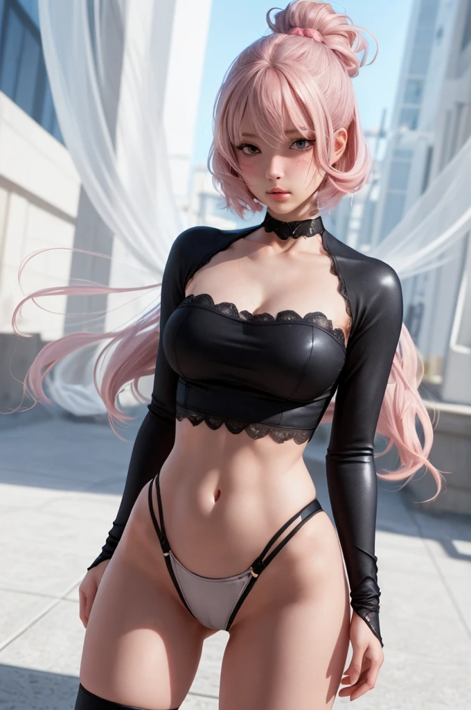 ultra detailed, beauty, cute, intense blush, female, body complete, hair texture, perfect anatomy, perfect hips, perfect legs, anime, high quality