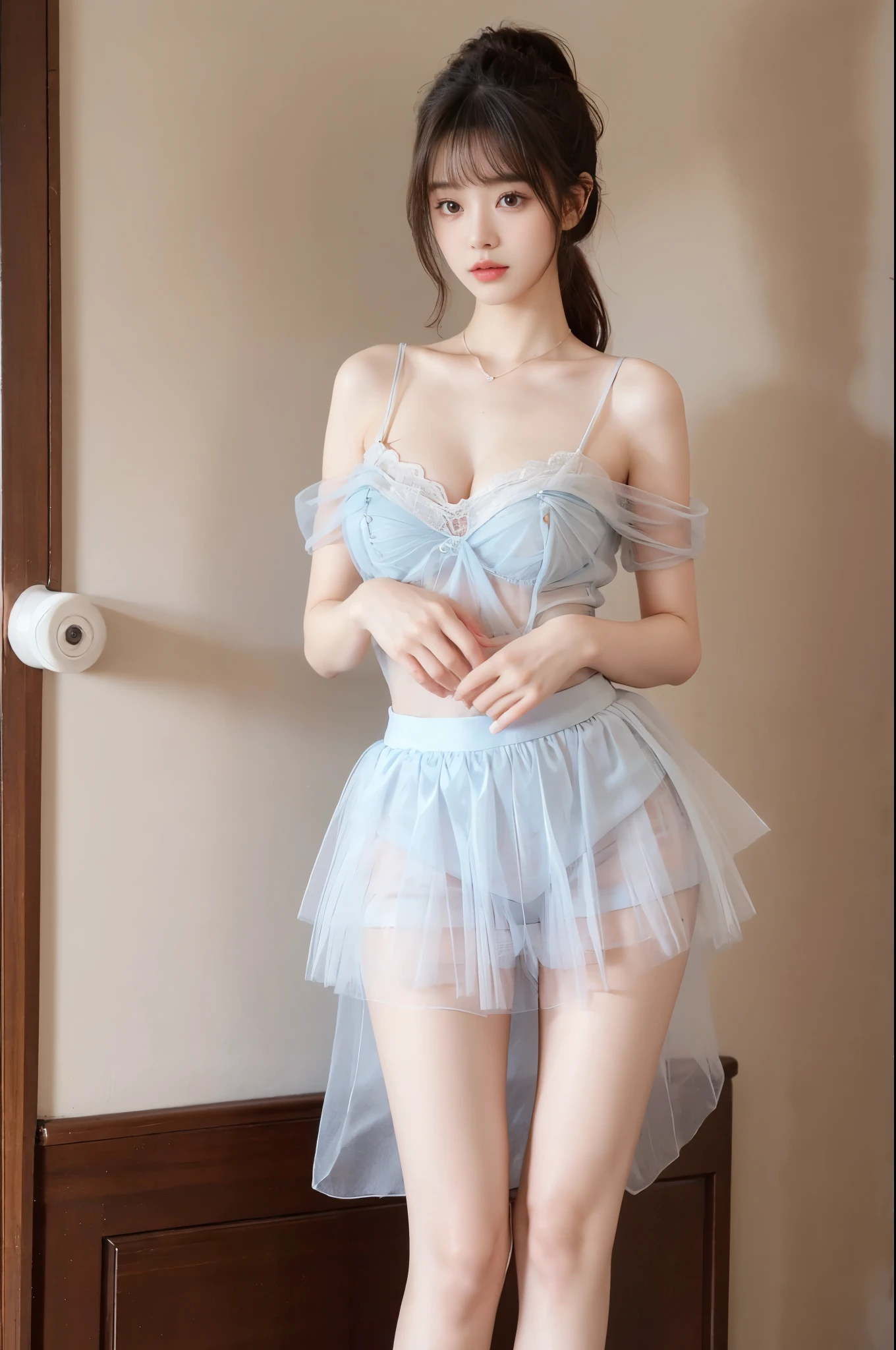 Sweet girl clothes8,(gem:1.3), (Beauty, beautiful),zydG, Have a perfect body:1.4,Layered Hairstyle,((Large )), ((D cup)), Visible cleavaghoulders, Highly detailed face and skin texture,Double eyelids,Skin Whitening,Long hair,Whitening long legs,Standing by the sea, Fashion Girl, Red lips, Sweet Girl, Beautiful makeup, detail, lifelike, Very detailed, Astonishing, beautiful, Young and energetic, high quality,HD, Colorful,Beautifully, Smooth skin, The skirt is very short, Lifting the skirt with hands, Elegant and charming gesture, Official Art, Extremely detailed, Movie atmosphere, Soft colors, Natural skin texture,