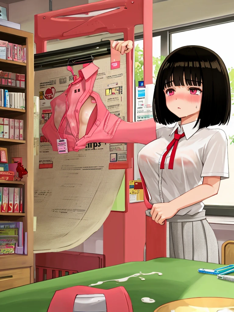 [GENERATED BY 7th anime XL-Pony A:100]
(score_9,score_8_up,score_7_up,score_6_up),masterpiece,best quality, source anime,

rating_,
ukkripony,
1girl, 1man,hetero, , , (x-ray:1.3),from side, upper body, kneeling,internal ,

BREAK girl, 15 yo, (:1.3), (large :1.1), (black hair:1.2), (medium hair:1), bob cut, (curly hair:0.9), blunt bangs,
pink eyes,(tareme:1.1), half-closed eyes, heavy breathing, blush,saliva trail, sweat,tears,steam

BREAK (school uniform), (white collared shirt, plain pattern shirt, short sleeves, shirt tucked in:1), (red plain pattern narrow neck ribbon:1.1), (:1.3),

BREAK classroom 