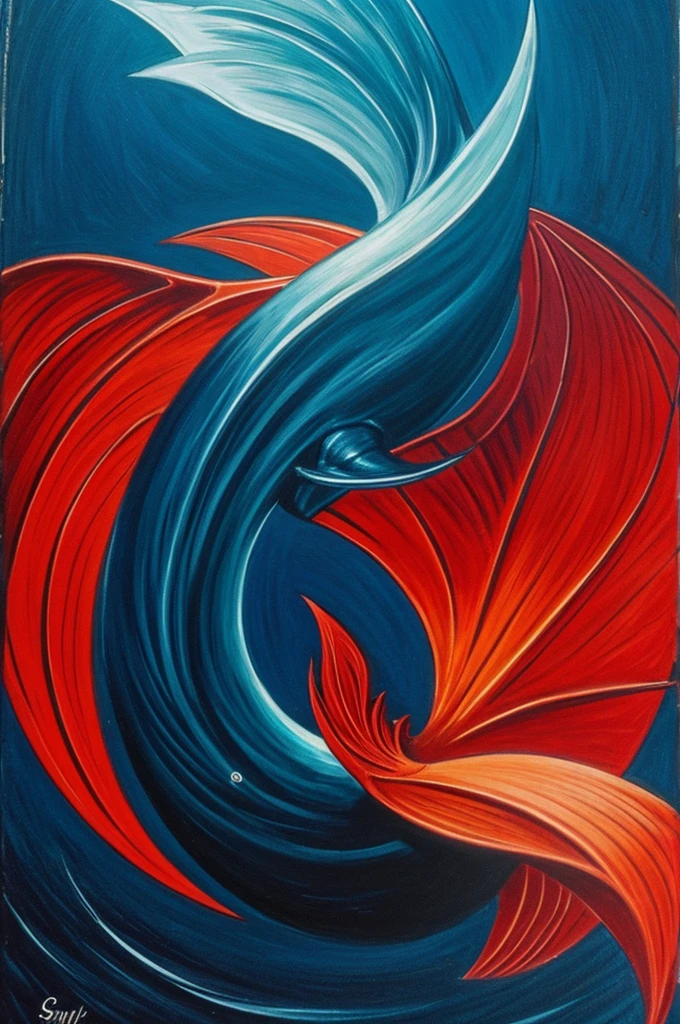 The devil has a tail and fins.