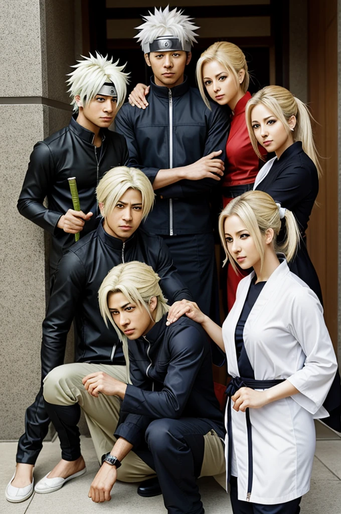 Kakashi with tsunade couple 