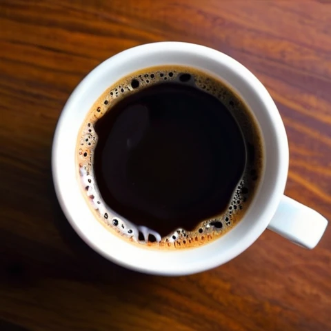 cup of coffee from above, ultra hd