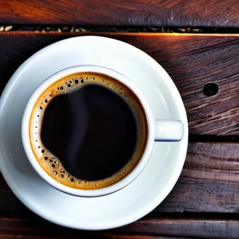 cup of coffee from above, ultra hd