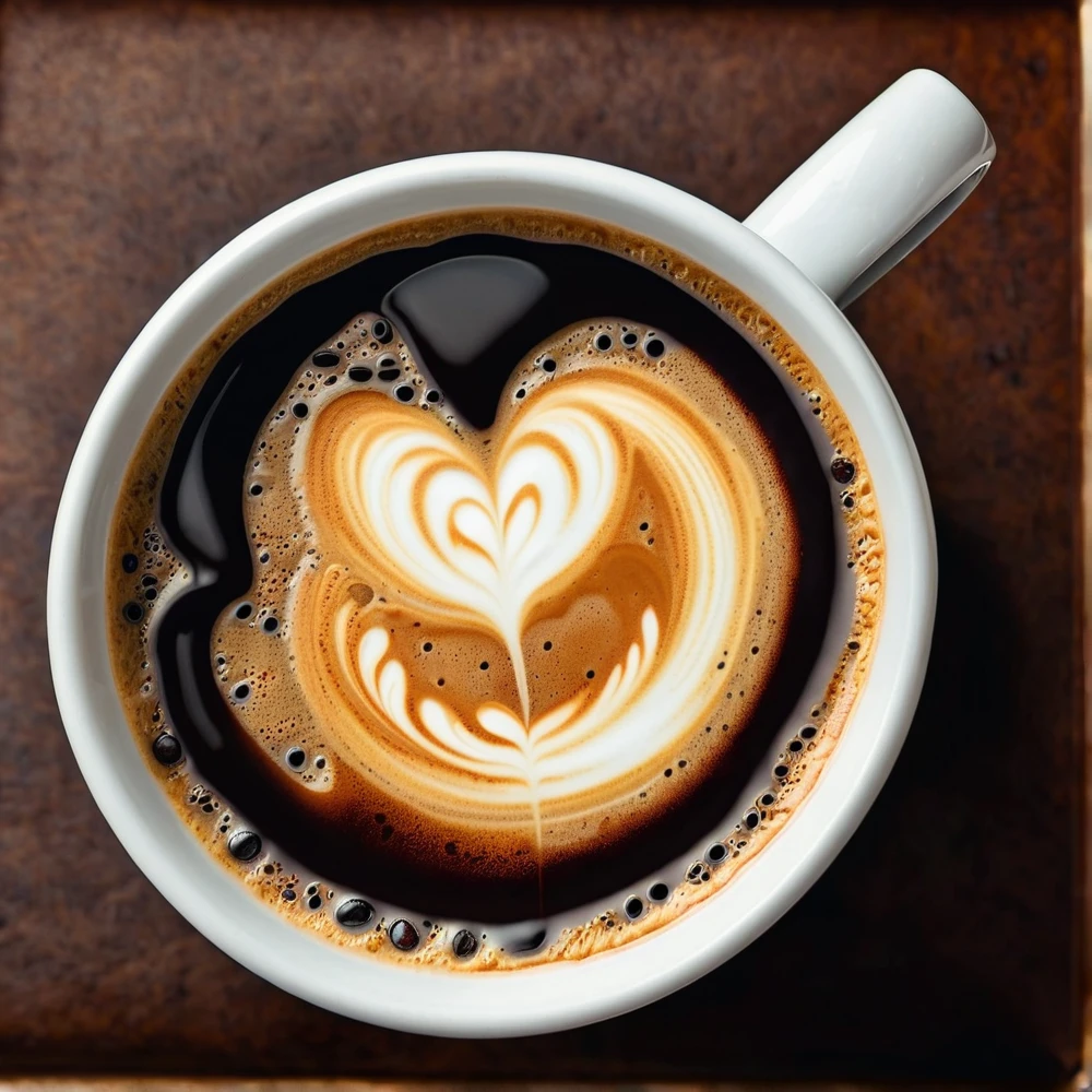 cup of coffee from above, ultra hd
