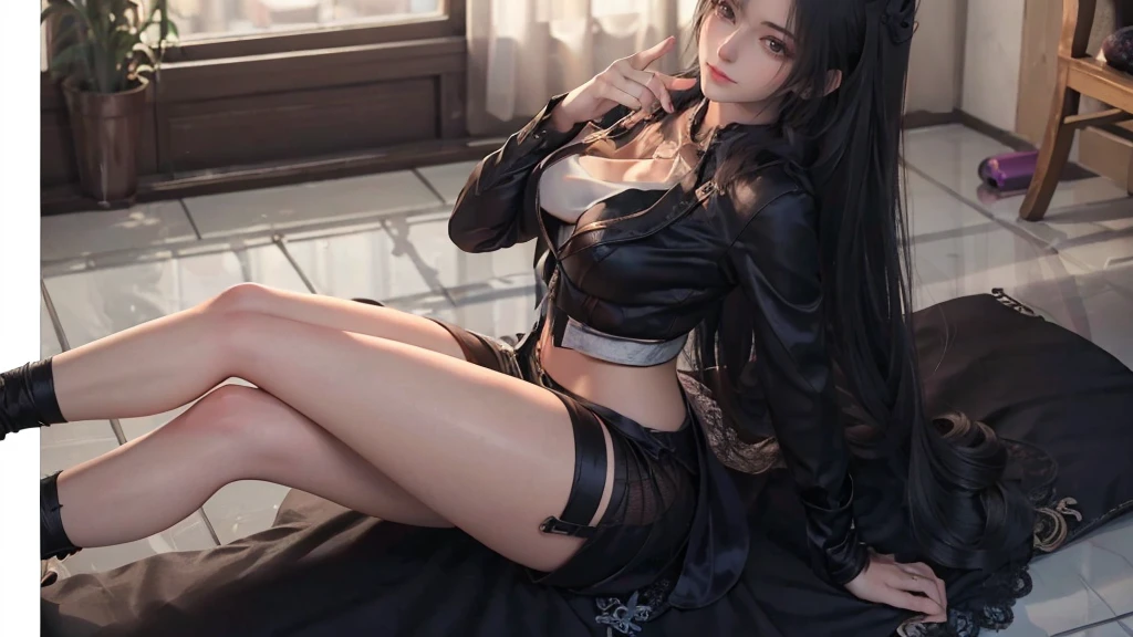 ((masterpiece, best quality)), Delicate face, Character Design Sheet，Whole body love, Rich in details, Multiple poses and expressions, Very detailed, depth, Many parts，beautiful girl，Light，发Light，Red and Gold，Phoenix decoration，gauze，Lace，Lace连裤袜，High heel