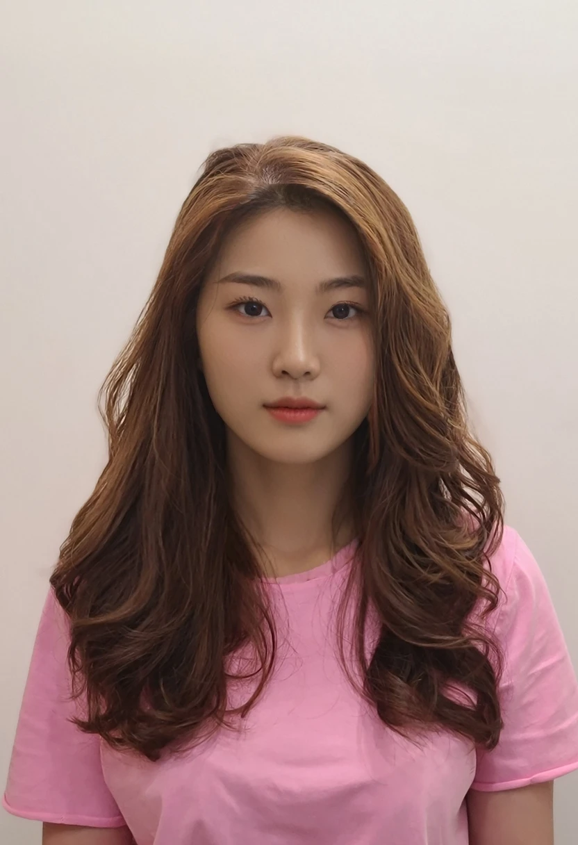 Best Quality, 8k, Masterpiece, (Portrait: 1.3), (photo realistic:1.4), (hyper realistic:1.4), Sharp Focus, looking at viewer, (smoother lighting:1.1), (increase cinematic lighting quality:0.9), realistic lighting, backlighting, light on face, ray trace, (brightening light:1.2), (Increase quality:1.4), sharp detail, (best quality real texture skin:1.4), finely detailed eyes, black_eyes, finely detailed face, 25 year old Korean woman