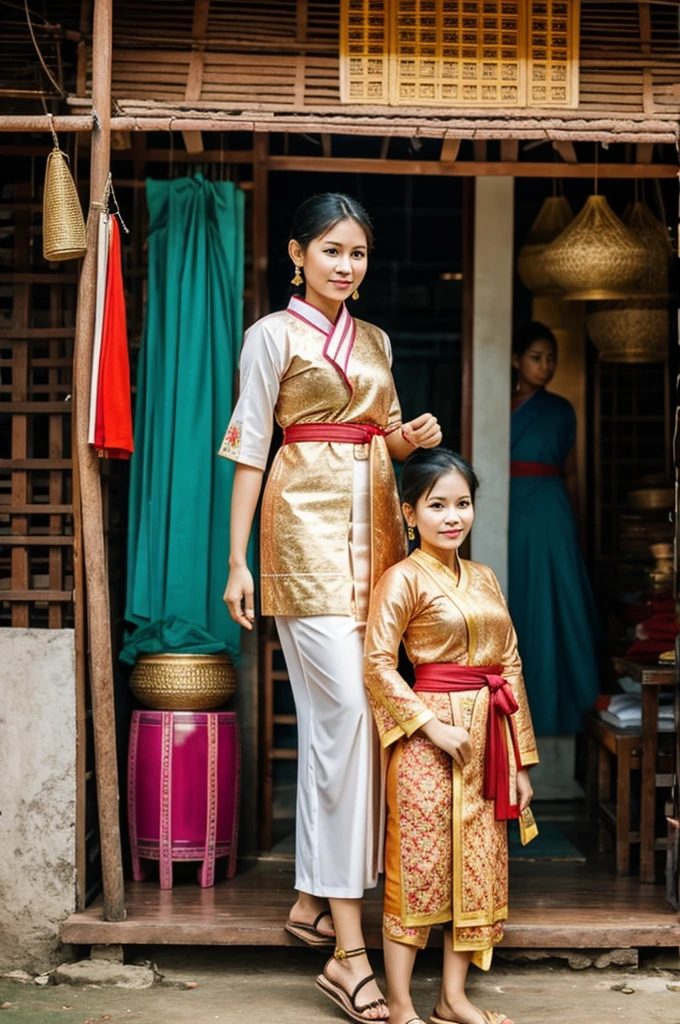 Thai women wear Thai clothes