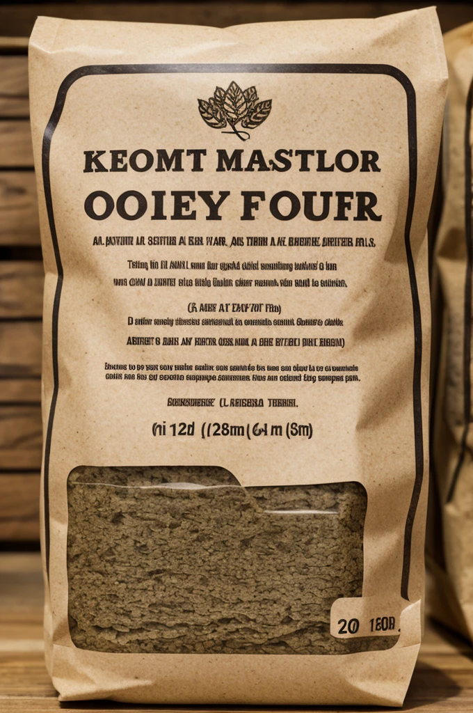 Olive flour label 