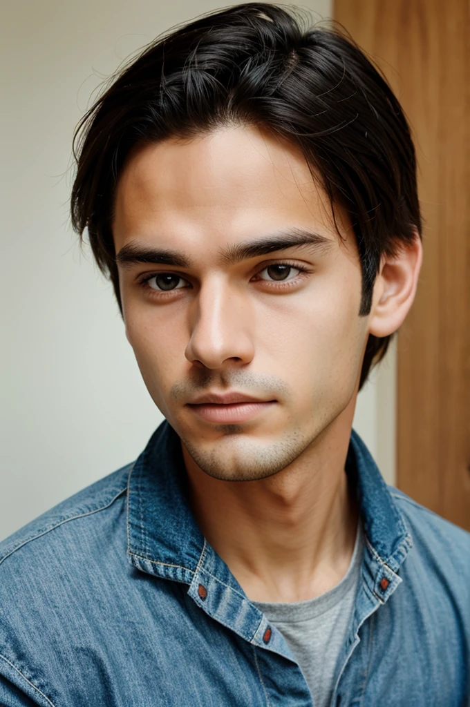 Oblong face shape boy
