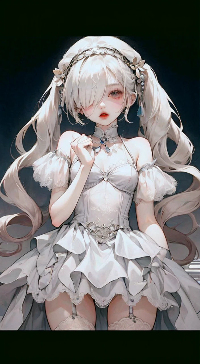 Dark skinned tomboy girl with undercut hair, illustrated by aoiro studio and masaaki komori, hyper detailed, neon lights, cinematic lighting, matte painting, illustrated in an oil painting style, trending on artstation, contemporary art, surrealistic and dreamlike atmosphere.