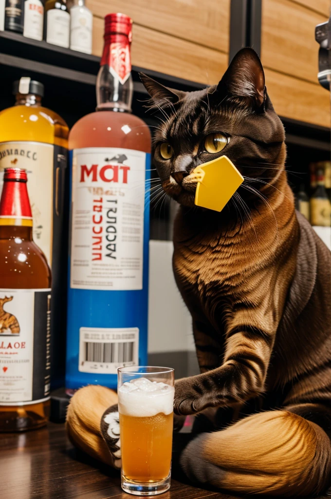 Ai cat mix human body drink alcohol 