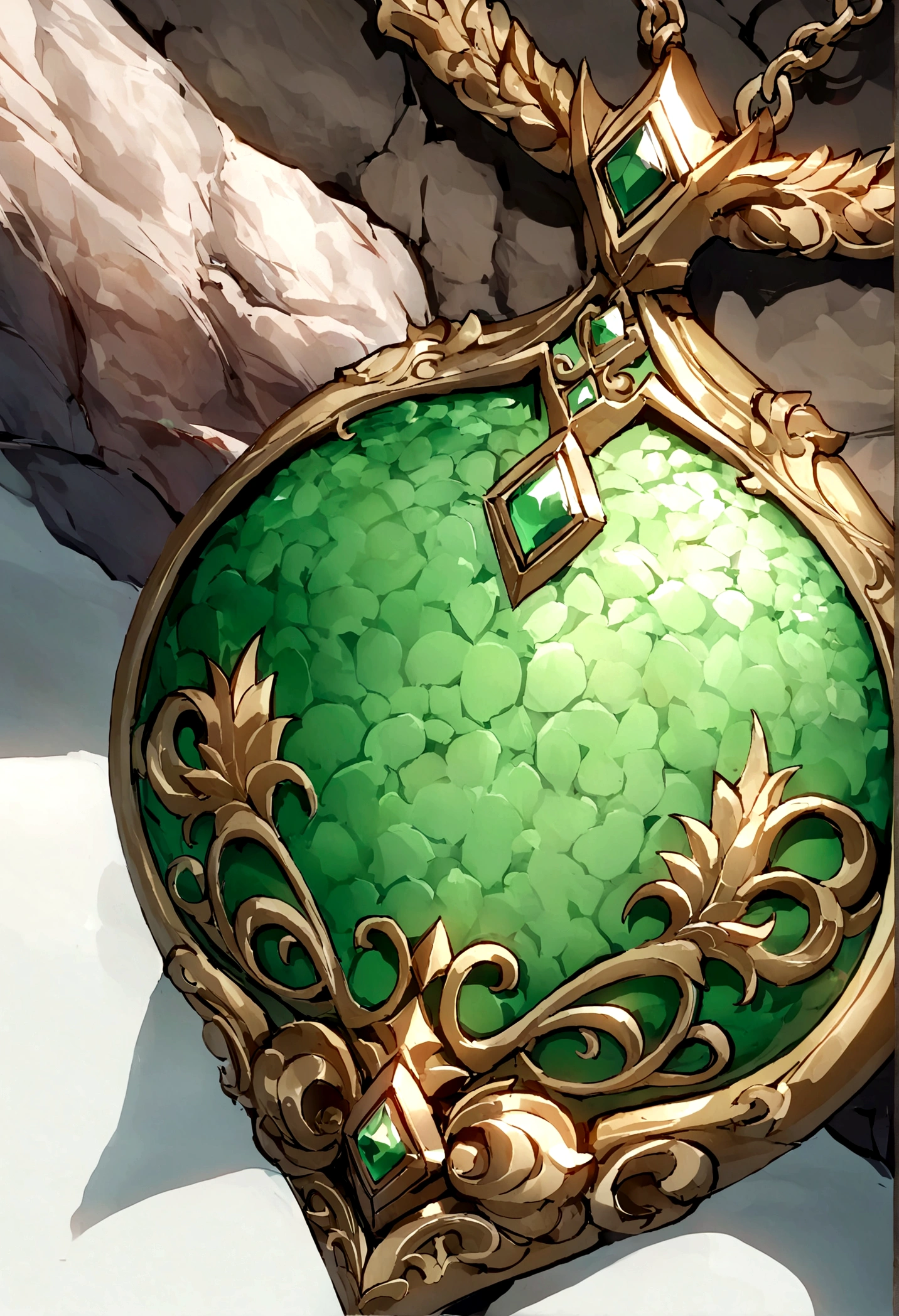 ((Chinese style,Immortal World,Xianxia World)),Mountain,Mist,(((Cave,)))mystery,Huge jade pendant,,nobody,Close-up,Chinese style!!