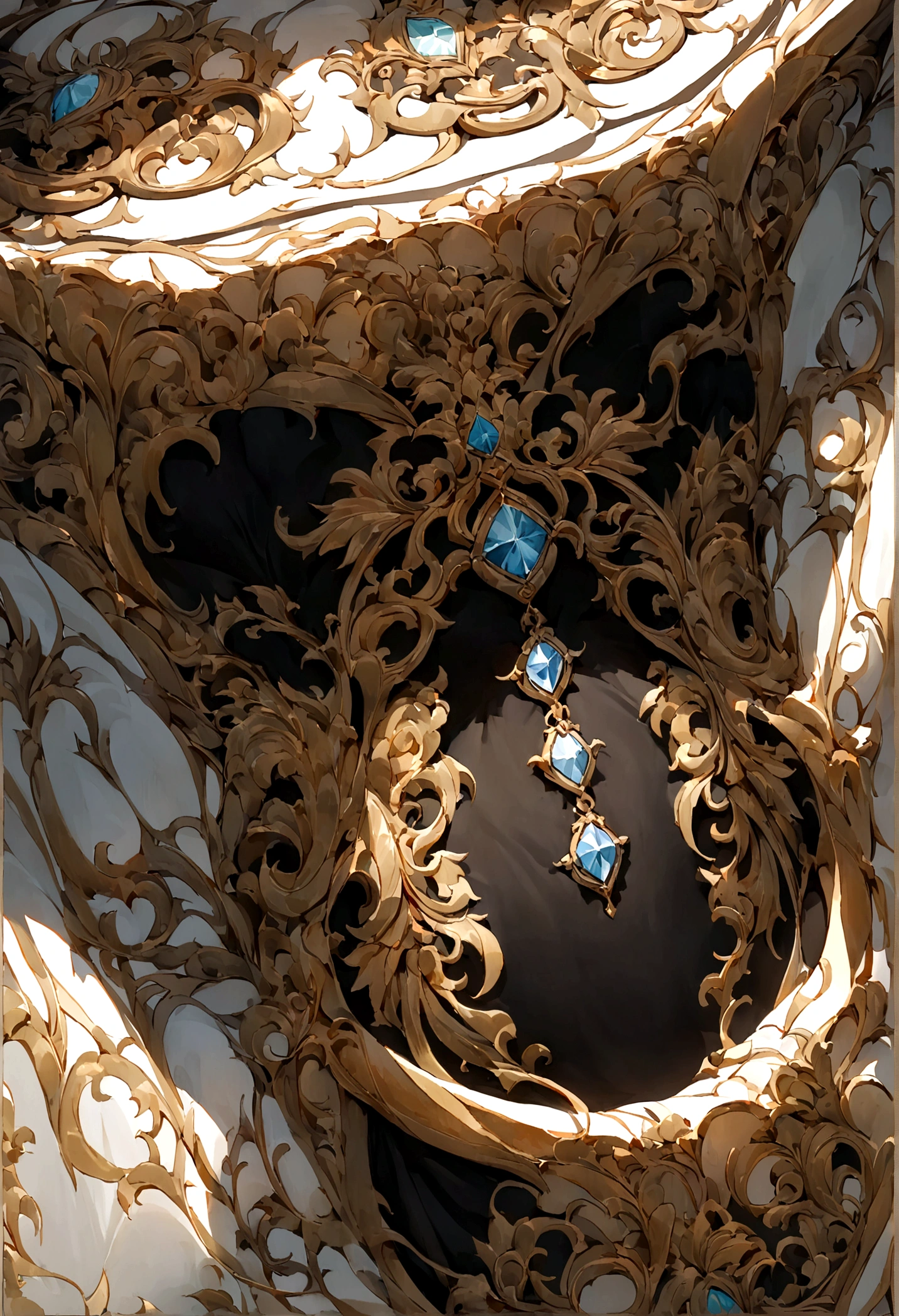 ((Chinese style,Immortal World,Xianxia World)),Mountain,Mist,(((Cave,)))mystery,(White gemstones:Chinese style),nobody,Close-up,((Chinese style))