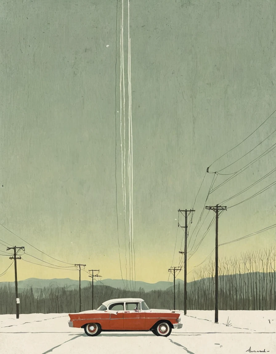 Hazards of Corn Syrup, by Alessandro Gottardo, painting