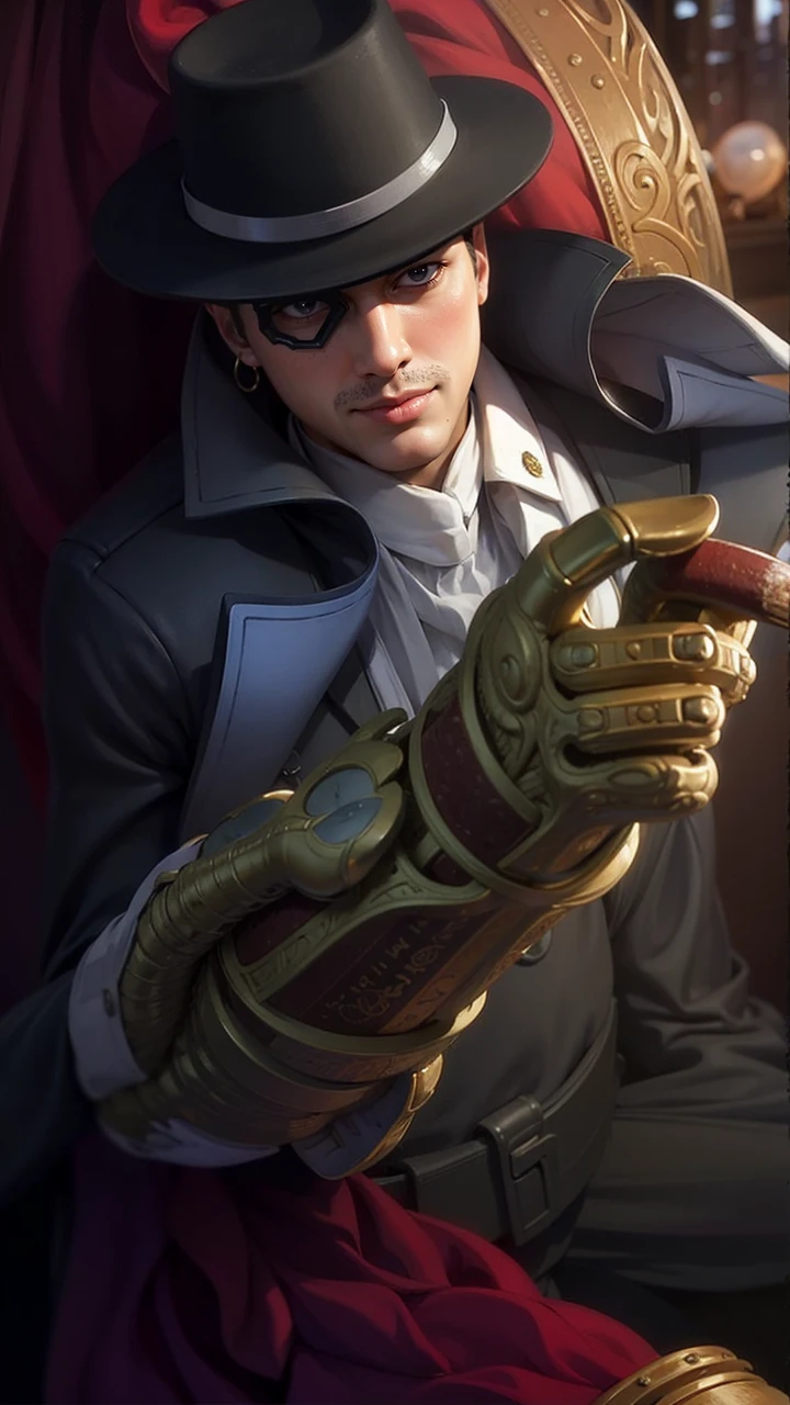 a guy in a white suit and red scarf holding a sword, son of sparda, handsome guy in demon slayer art, Best quality, masterpiece, detailed skin texture, detailed clothes texture, detailed face, super detail, 8k, intricate detail, 1 boy, The color doesn't change, Muscle guy, 1 guy.