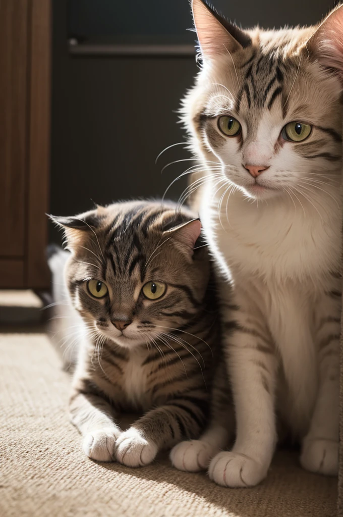 one cat