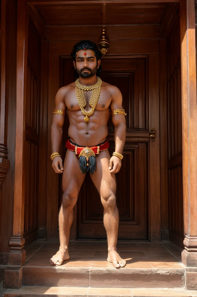 Lord hanumaan gada sir pr mukut