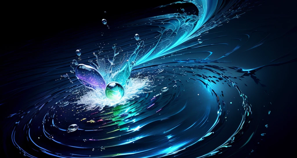 gem,Bubbles,Water Splash,color,Brilliance,Water Ripples