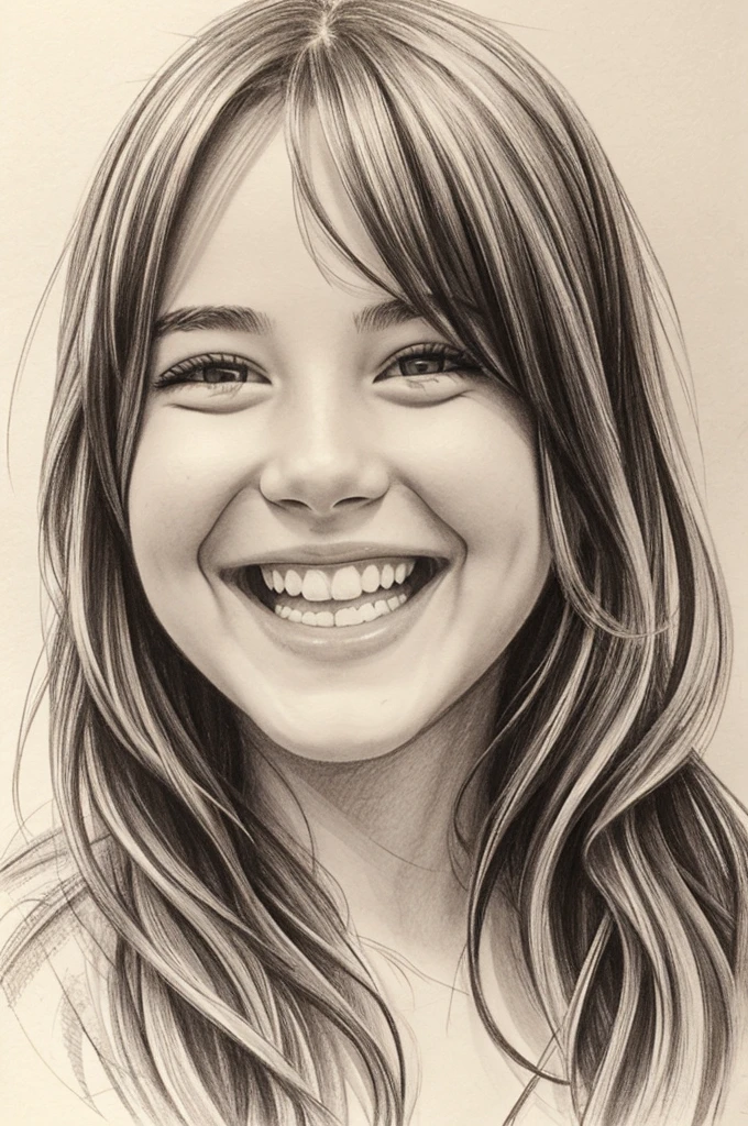 8k, pencil draw carvão, desenho of a woman with a smile on her face, realistic sketch, pencil draw, pencil draw, retrato realista, realism desenho, a pencil draw, professional portrait desenho, hyperrealistic sketch, arte tradicional, retrato detalhado, grafite realista, realistic desenho, feche o retrato, belo retrato detalhado, art sketch, desenho, pencil desenho, sem sombreamento, imagem realista