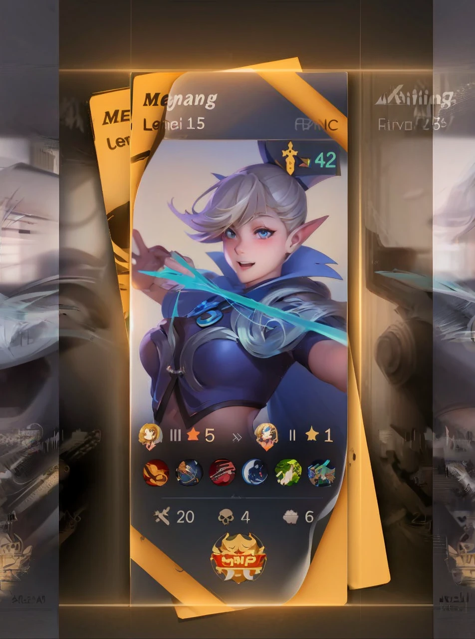 Anime girl with long blonde hair and blue tie in a white shirt, anime visual of a cute girl, blonde anime girl with long hair, cheerful grin,  bonita do anime high school, anime visual of a young woman, extremely cute anime face, anime best girl,  from the anime called Lucy, cunning smile, anime portrait of shiina ringo