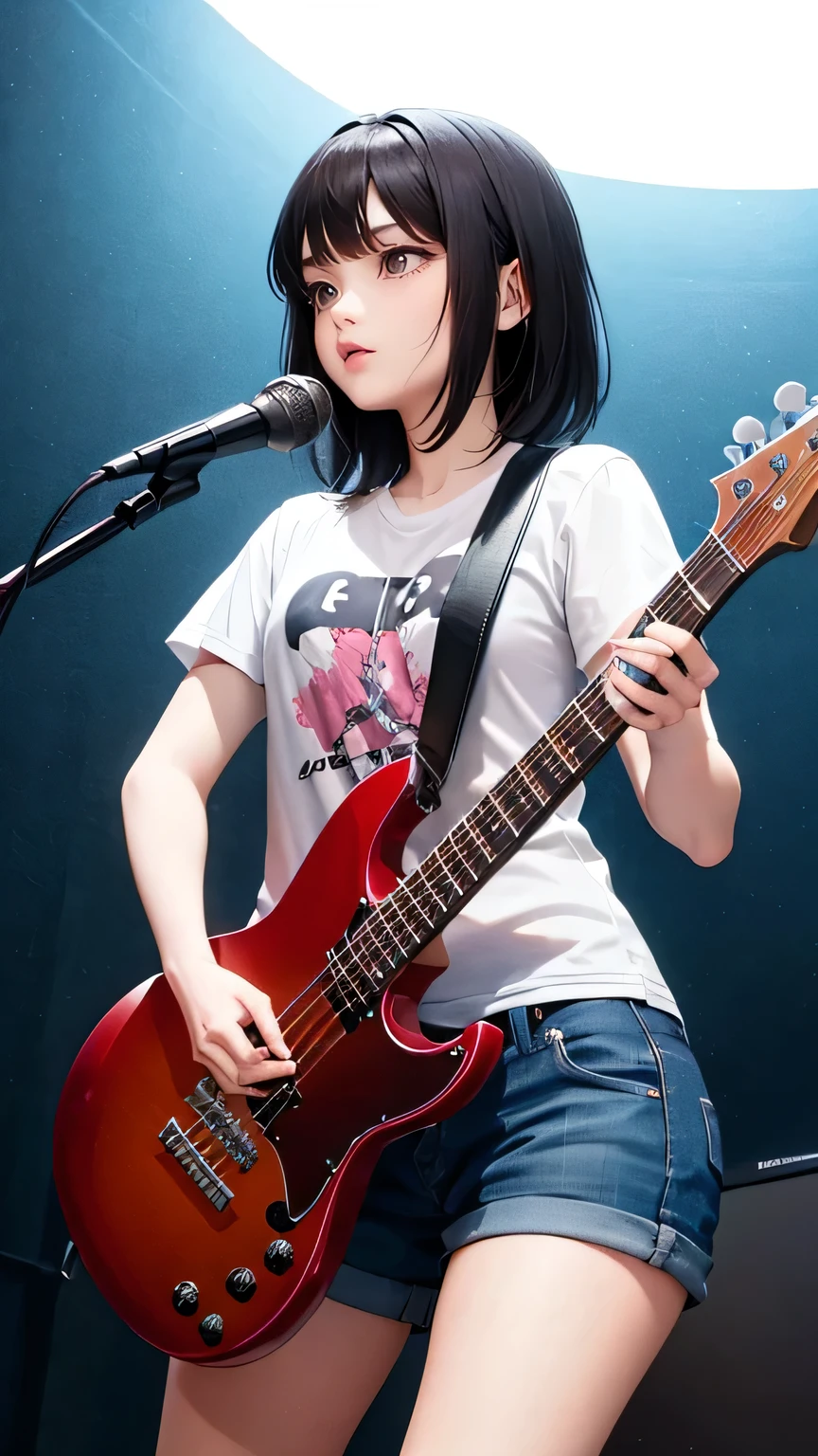Rock, guitarist, bassis, drummer, girls