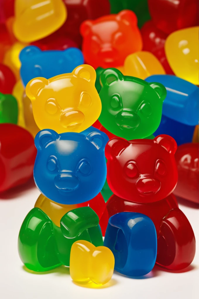 Fighting gummy bear logo