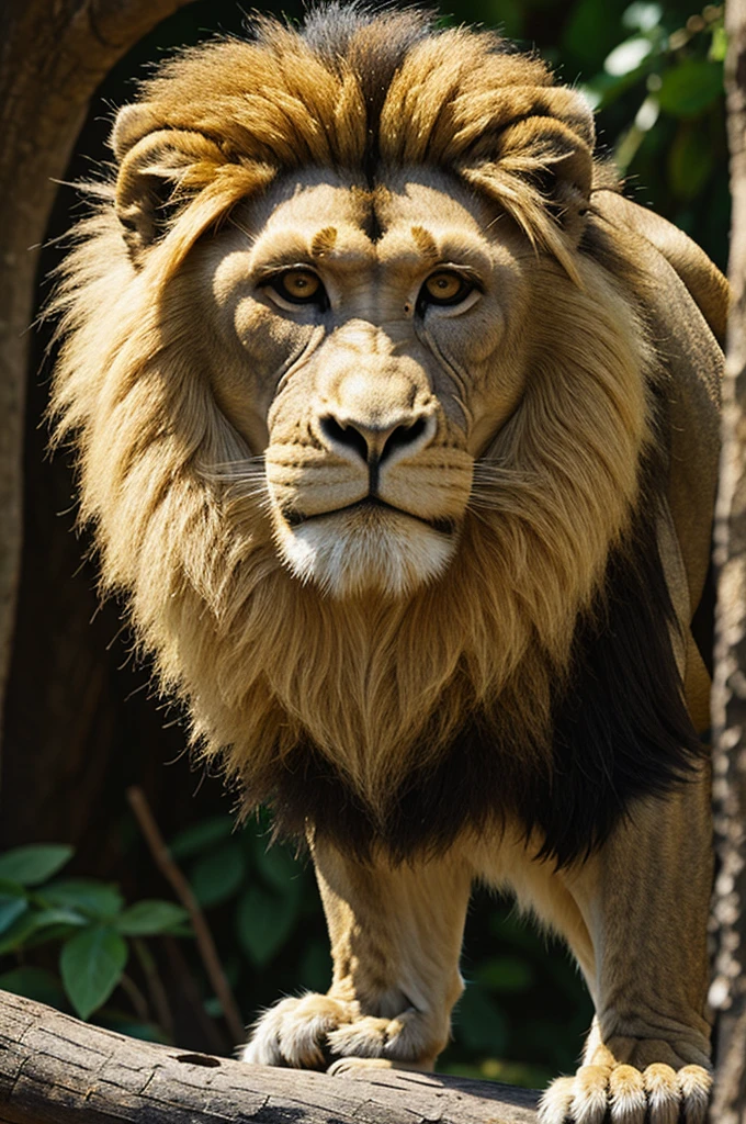 Create a lion monkey