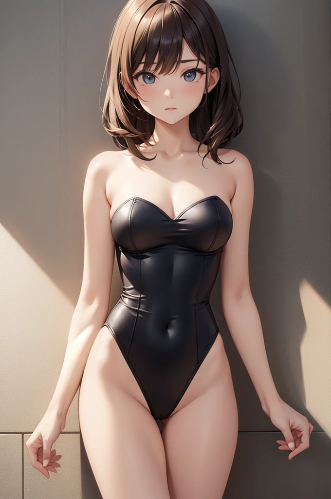 strapless leotard