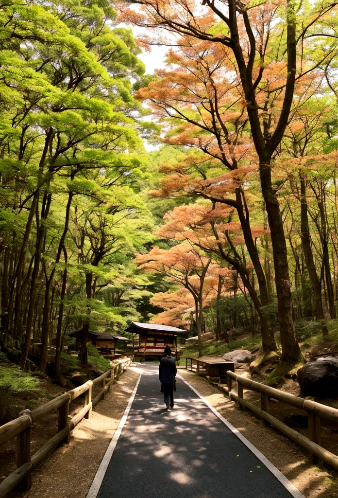 A photo of a walk in Akita Prefecture