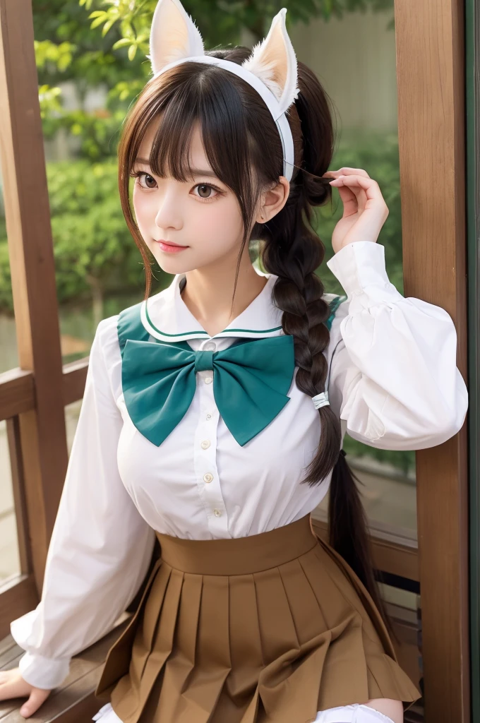 bbsato, long hair, half updo, braid, hair between eyes, animal ears, ear ornament, horse tail, tracen , sailor collar, purple bowtie, purple shirt, sailor shirt, short sleeves, pleated skirt, white skirt, white thighhighs
ddsato, long hair, half updo, braid, hair between eyes, animal ears, ear ornament, horse tail, center frills, brown sailor collar, yellow bow, brown shirt, long sleeves, green skirt
ffsato, long hair, low ponytail, hair between eyes, hair flower, animal ears, horse tail, breasts, collarbone, cleavage, japanese clothes, blue skirt, white thighhighs