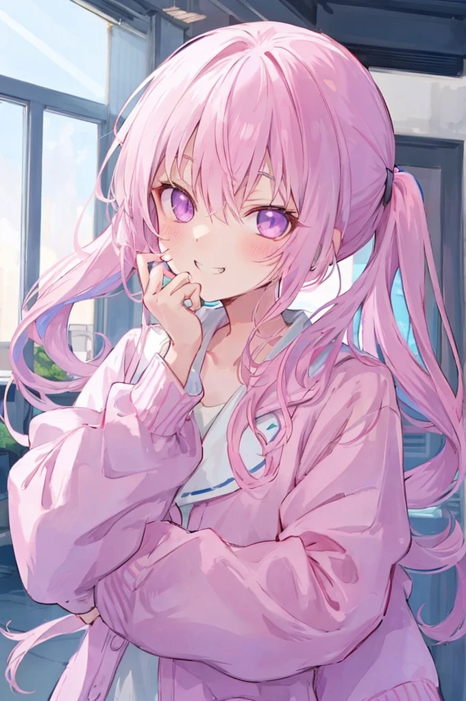 ((High Ponytail))(((Grin)))