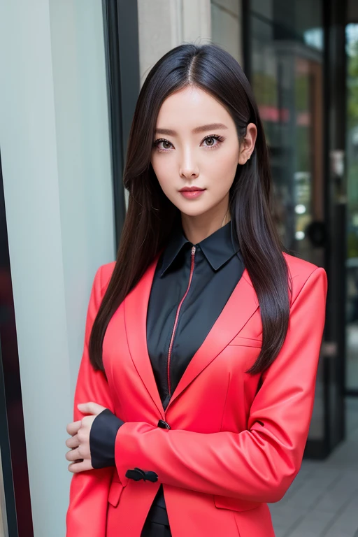 Beauty boss、business suit(Change your shirt to a rubber suit)