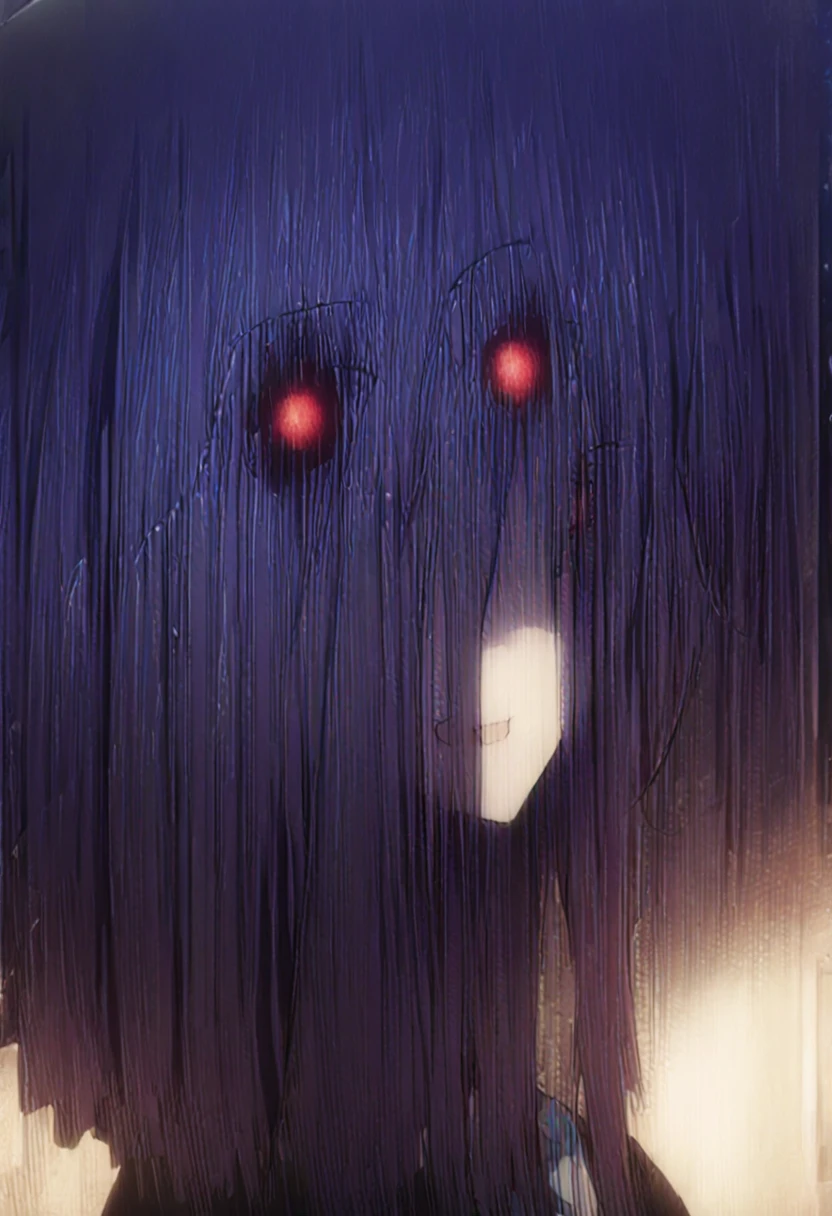 masterpiece, best quality, ((dynamic_angle)),outdoors,
1 girl solo,((medical))_eyepatch,red_eyes,loose_hair,very_long_hair,gothic_ta,hair_flower,glowing_eyes,floating_hair,smile,
(itsuka shido, 1boy, blue hair, upper body, expressive eyes, school uniform, Black jacket, white shirt, black pants, blue tie, smile, open mouth), He stares at the viewer while shaking his hand towards the viewer.