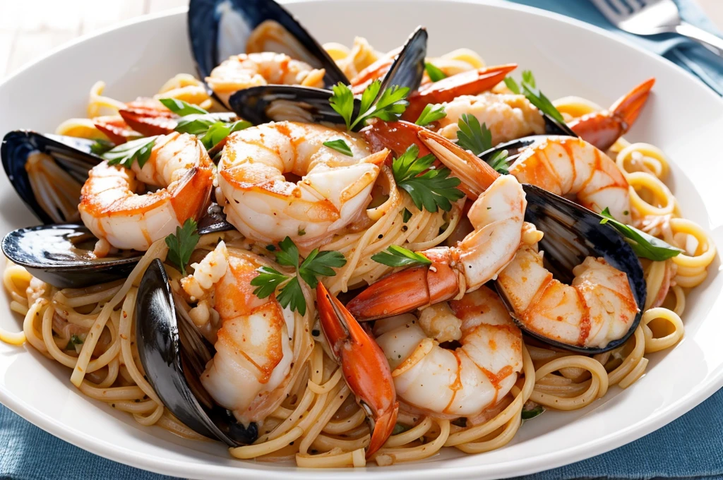 Seafood pasta