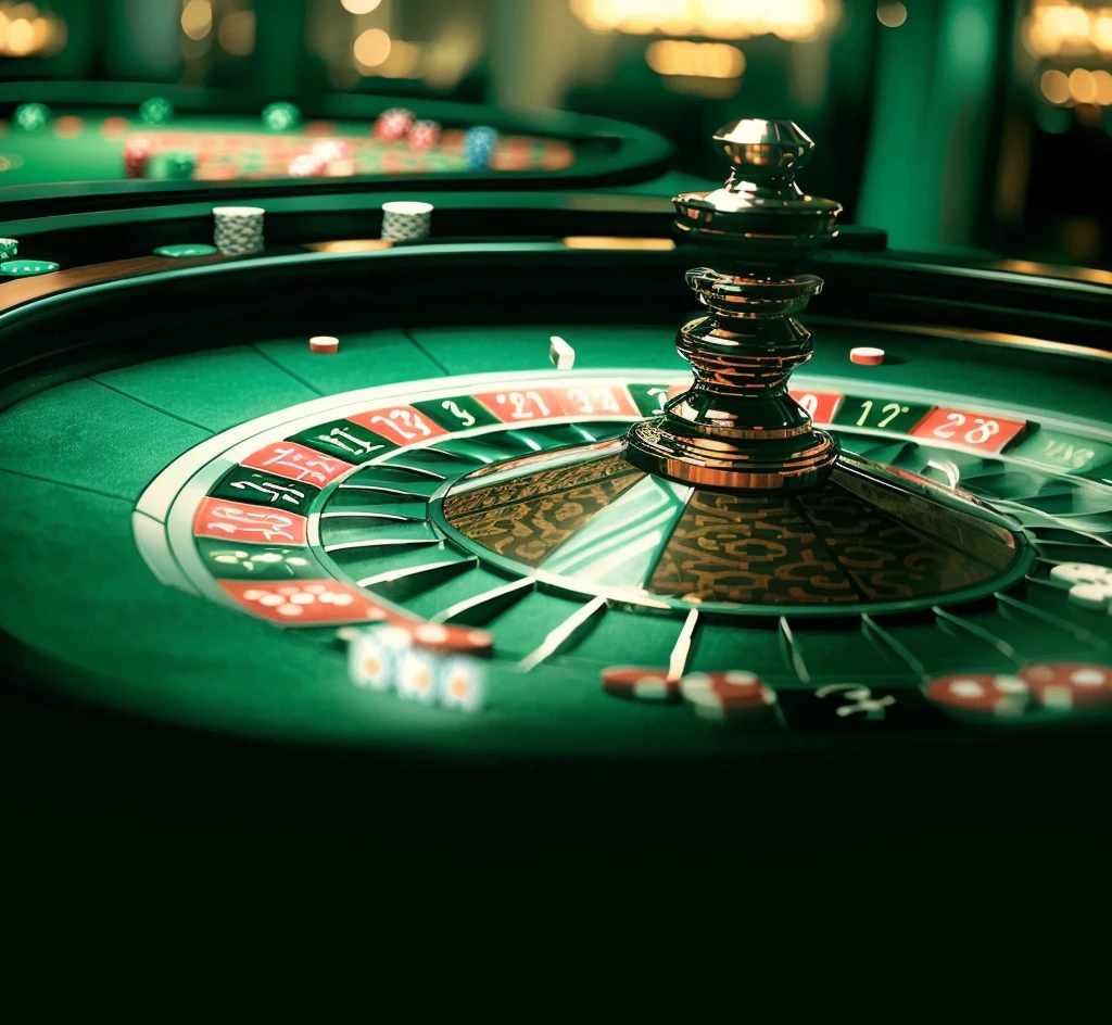  The casino is centered around the table, Shot with Canon EOS R 5, Shot with Canon EOS R5, 3d with depth of field, 特写Lenses, Futuristic Casino, Lenses, poker, Game Table, Cover photo