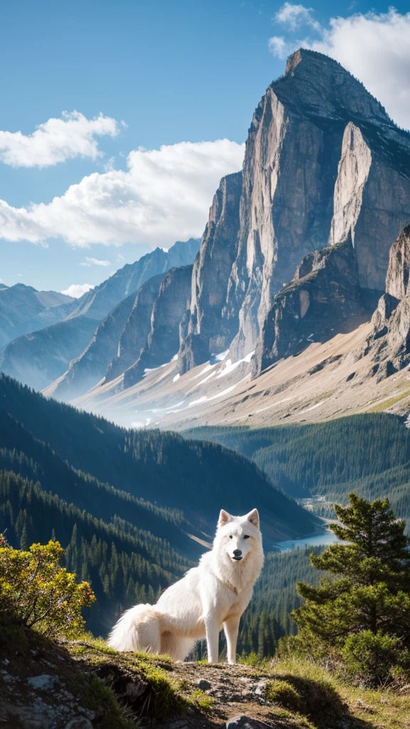 Fantastic mountain，White Wolf
