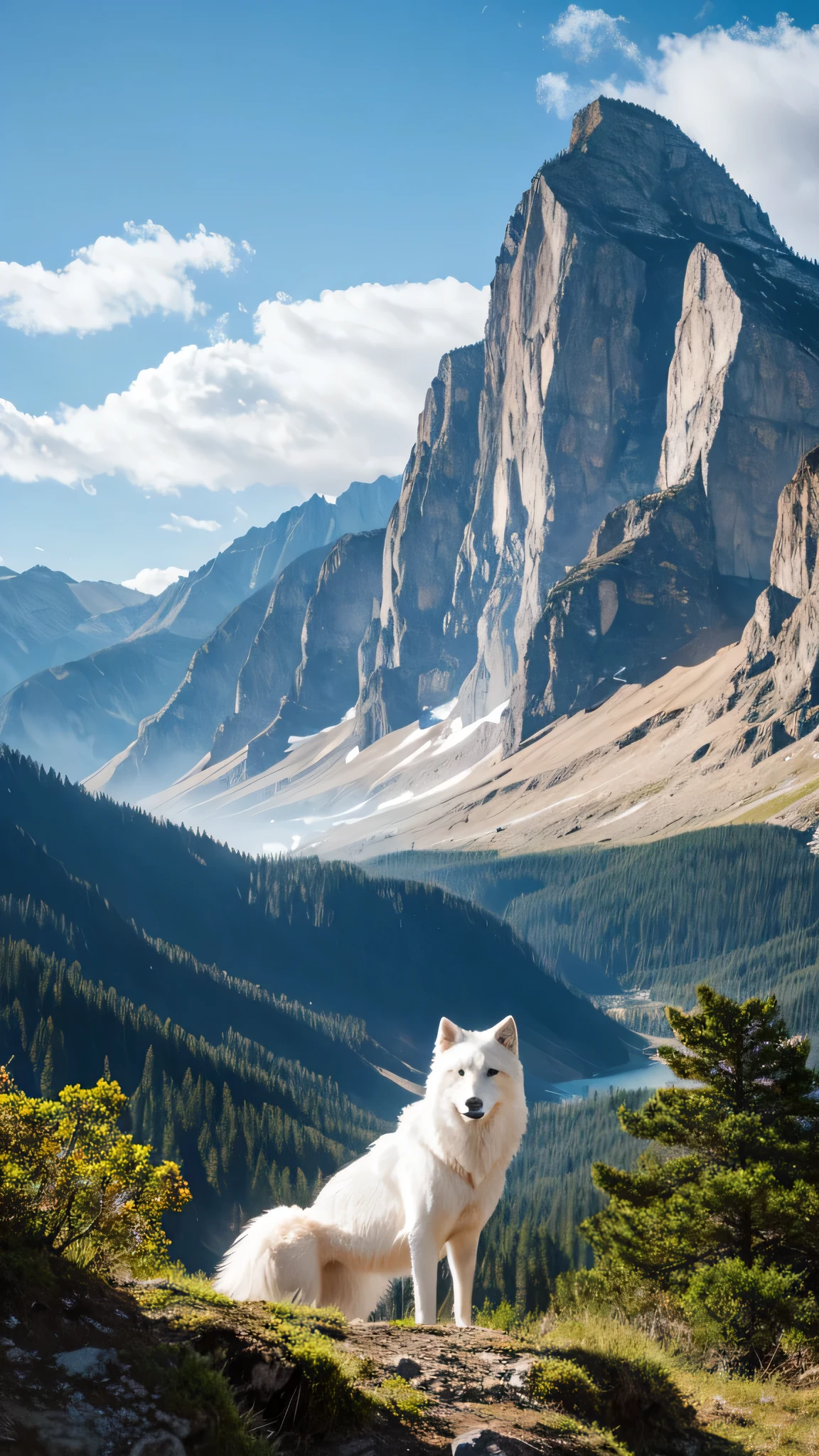 Fantastic mountain,White Wolf