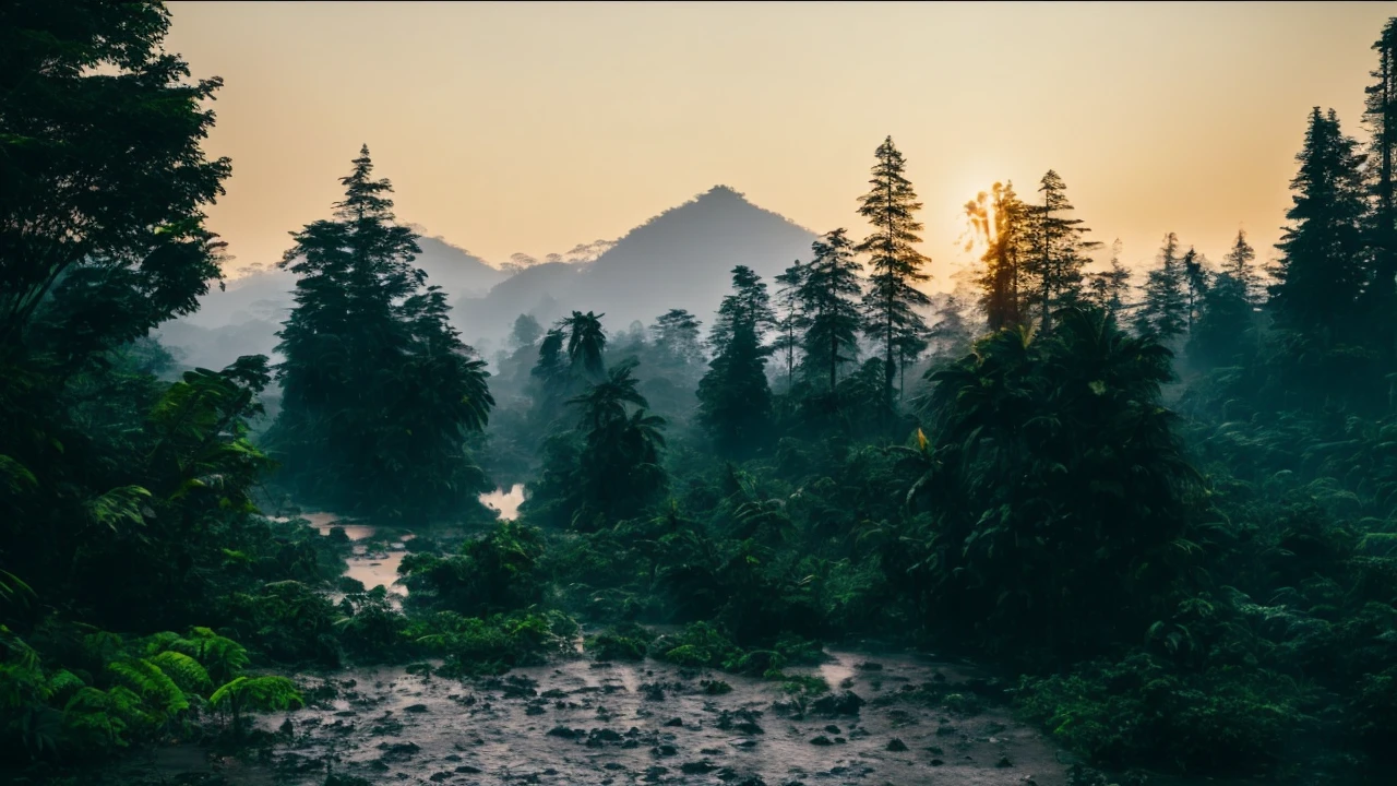 Thick Rain forest