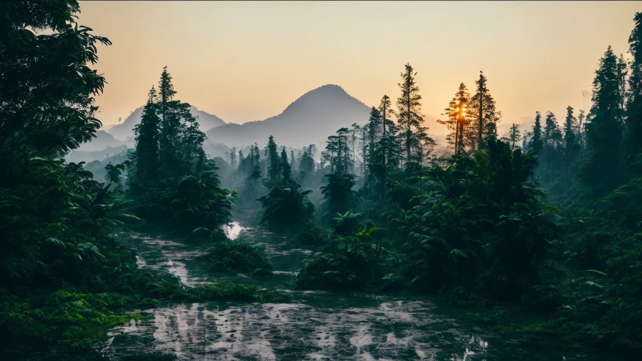 Thick Rain forest