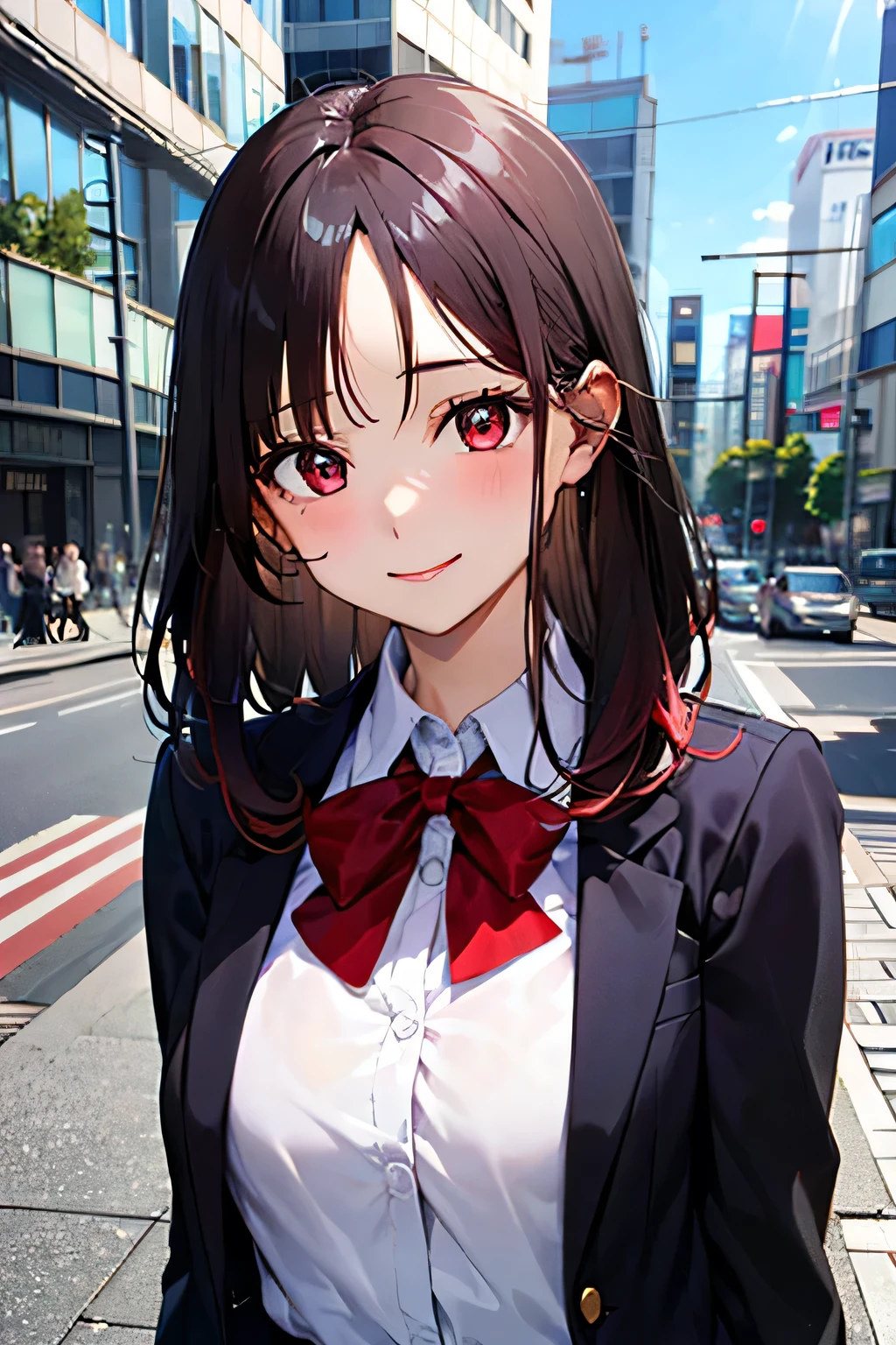 /*quality*/
masterpiece, best quality,
BREAK,
/*figure*/
1girl,Yukinoshita_yukino,
BREAK
/*system*/
glamorous,tall,large breasts,
BREAK
/*Hairstyle*/
straight hair,{very short hair|medium hair|long hair},{black hair|blonde hair|pink hair|brown hair|white hair|purple hair|red hair|orange hair|blue hair},
BREAK
/*bangs*/
{bangs|blunt bangs|forehead},
BREAK
/*bangs*/
{bangs|blunt bangs|forehead},
BREAK
/*eye*/
beautiful eyes,red eyes,
BREAK
/*expression*/
{smile|light smile|cheerful},
BREAK
/*Costume*/
{sailor suit|school uniform,blazer|school uniform,cardigan},
BREAK
/*Pause*/
,
BREAK
/*angle*/
upper body,
BREAK
/*place*/
(detailed Shibuya street background:1.2),
BREAK
/*Brightness*/
sunlight,