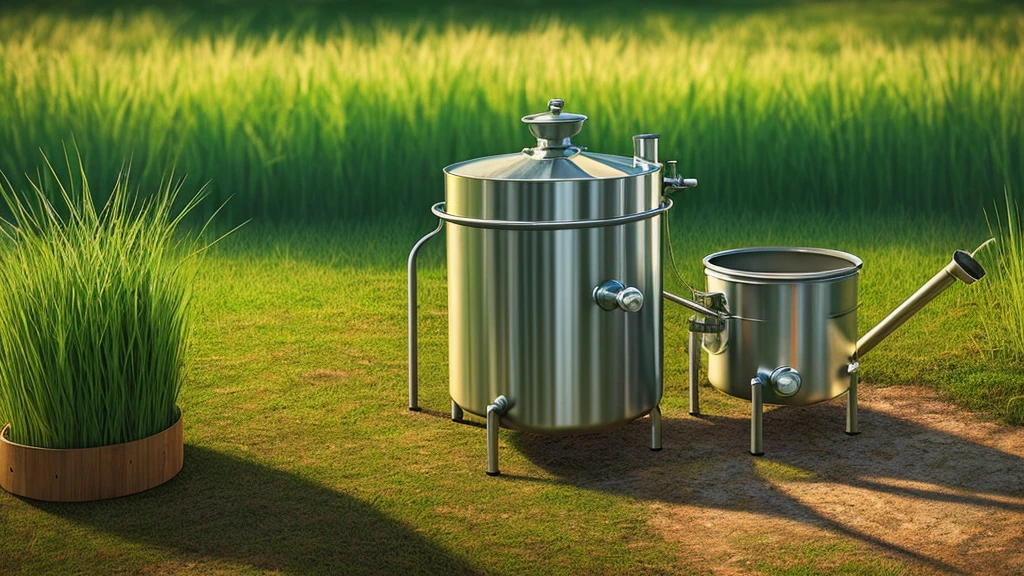 citronella grass distillation machines storage, close view, Very pleasant, Aesthetic, calm, scenic. Photorealistic, 8K  UHD, Studio quality, Ultra photo realsisim, max detail, massive scale, Post-processing, Realistic, Photorealism, Photoshop, Photography, Detailed, Cinematic lighting, landscape, panoramic, landscape, Ray traching, cinema4d