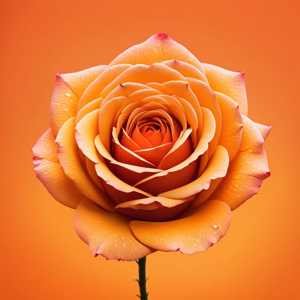 Help me generate a simple abstract rose texture orange gradient background