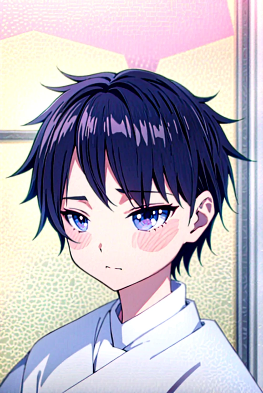 anime boy, new hair cut