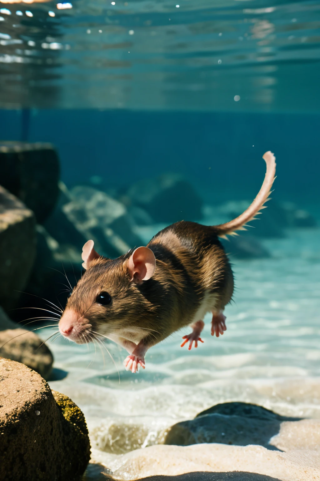 rat swimming