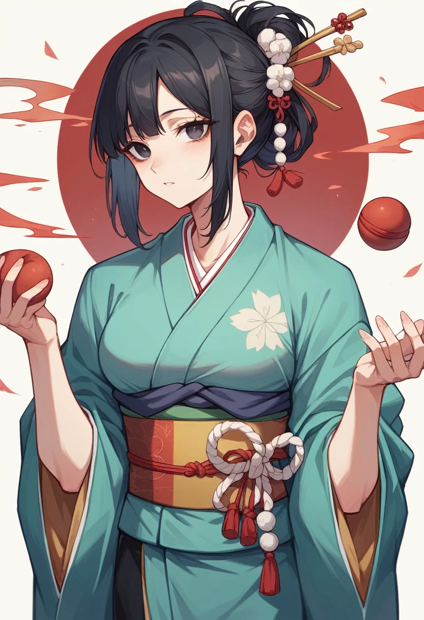Ball jointed doll、girl、kimono、Dark Eyes、Black Hair