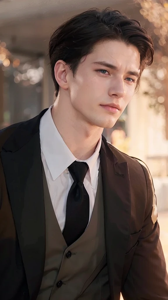 1 man, Matthias von herhardt from the manhwa cry or better yet beg, Handsome, Webtoon, realistic, ultra realistic, hd, 8k