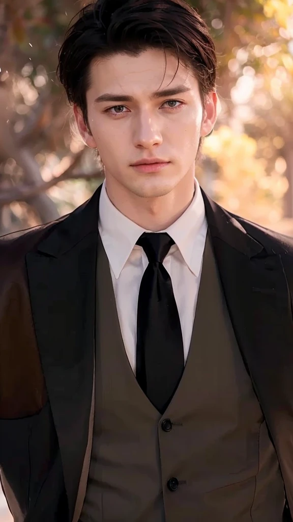 1 man, Matthias von herhardt from the manhwa cry or better yet beg, Handsome, Webtoon, realistic, ultra realistic, hd, 8k