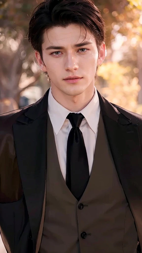 1 man, Matthias von herhardt from the manhwa cry or better yet beg, Handsome, Webtoon, realistic, ultra realistic, hd, 8k