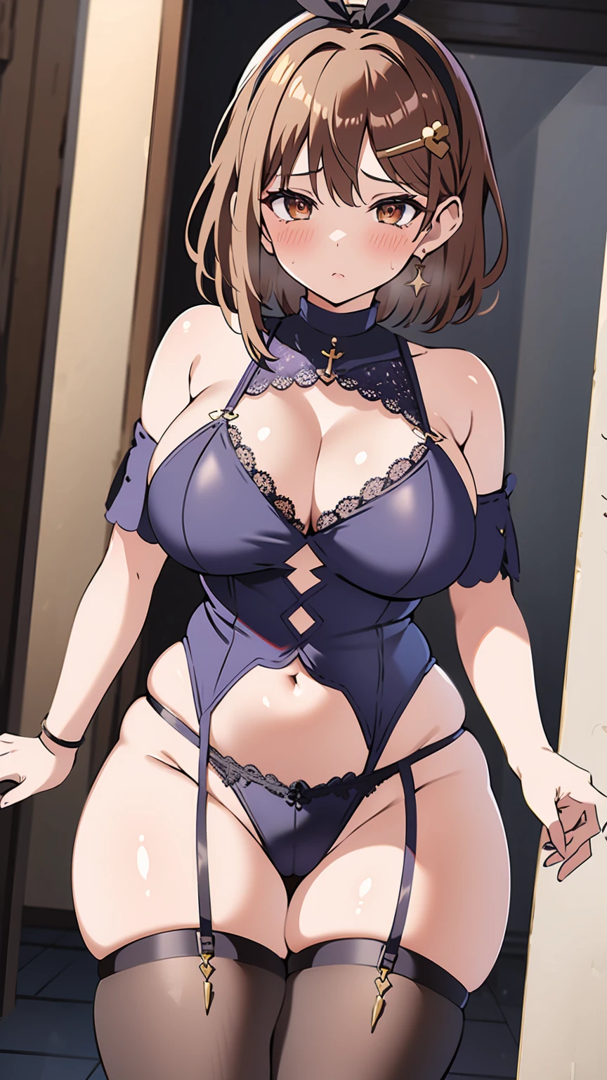 Liza、workshop、Beautiful woman、Very thick thighs、Acme Face、Sloppy body、Best image quality、High resolution、masterpiece、super high quality、Thick pubic hair、Screaming orgasm face、Purple lace panties、Very big ass、Very large breasts 、Blushing、4K quality、Blushing、Cry of ecstasy、Wearing black knee socks、Sweaty all over、Heavy breathing、Cowboy Shot、Shaking breasts、上下にShaking breasts、Penis sheath、Cowboy Shot、Have sex with a man、Multiple menに囲まれている、Multiple men、{Highest quality}, {so beautiful}, {Very detailed}, {Best illustrations}, Browsing Caution, girl, Blowjob, penis