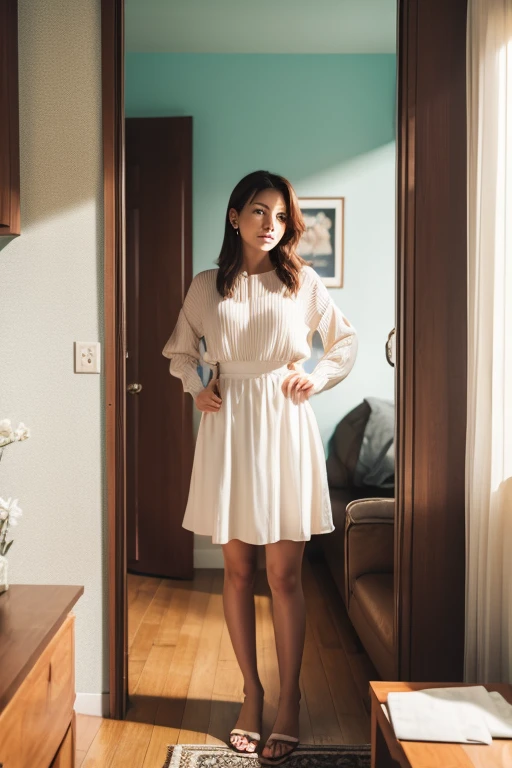 Woman Standing In Room